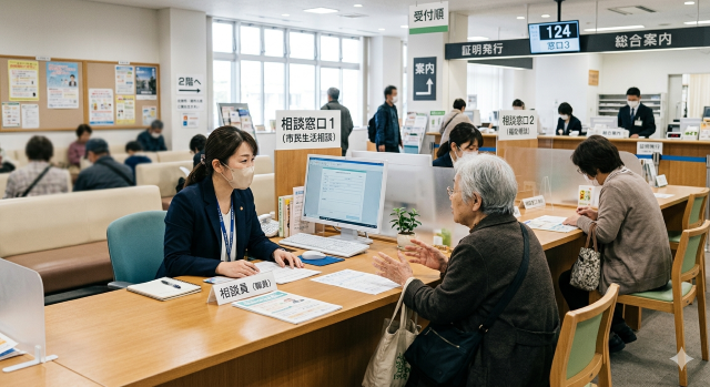 落ち着いた相談窓口
